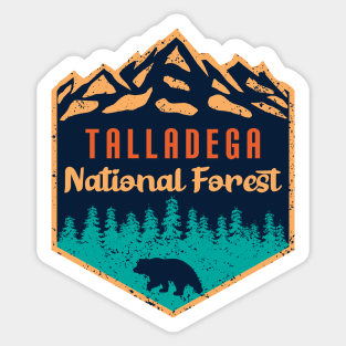 Talladega national forest Sticker